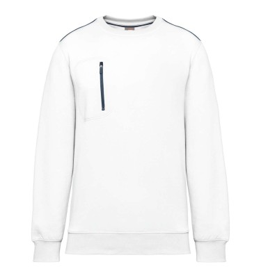 UNISEX DAYTODAY CONTRASTING POCKET SWEATSHIRT