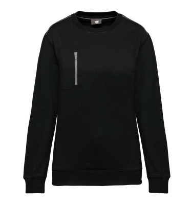 UNISEX DAYTODAY CONTRASTING POCKET SWEATSHIRT