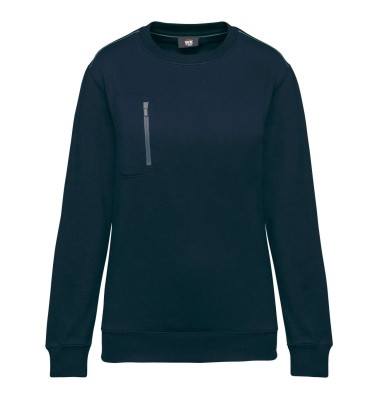 UNISEX DAYTODAY CONTRASTING POCKET SWEATSHIRT