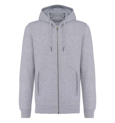 UNISEX ECO-FRIENDLY FRENCH TERRY ZIPPED HOODED SWEATSHIRT