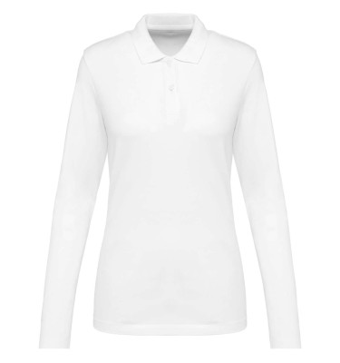 LADIES' LONG-SLEEVED SUPIMA® POLO SHIRT