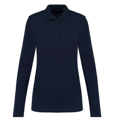 LADIES' LONG-SLEEVED SUPIMA® POLO SHIRT