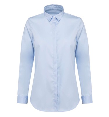 LADIES' LONG-SLEEVED TWILL SHIRT