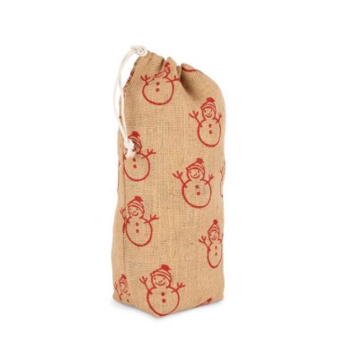 BOTTLE CARRIER WITH CHRISTMAS PATTERNS