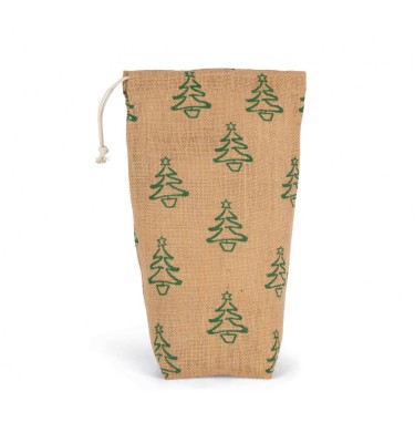 BOTTLE CARRIER WITH CHRISTMAS PATTERNS