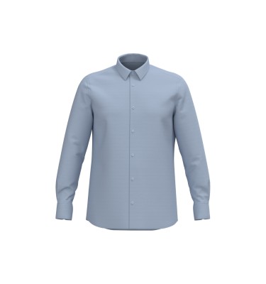 MEN LONG-SLEEVED EASY CARE SHIRT WITHOUT POCKET