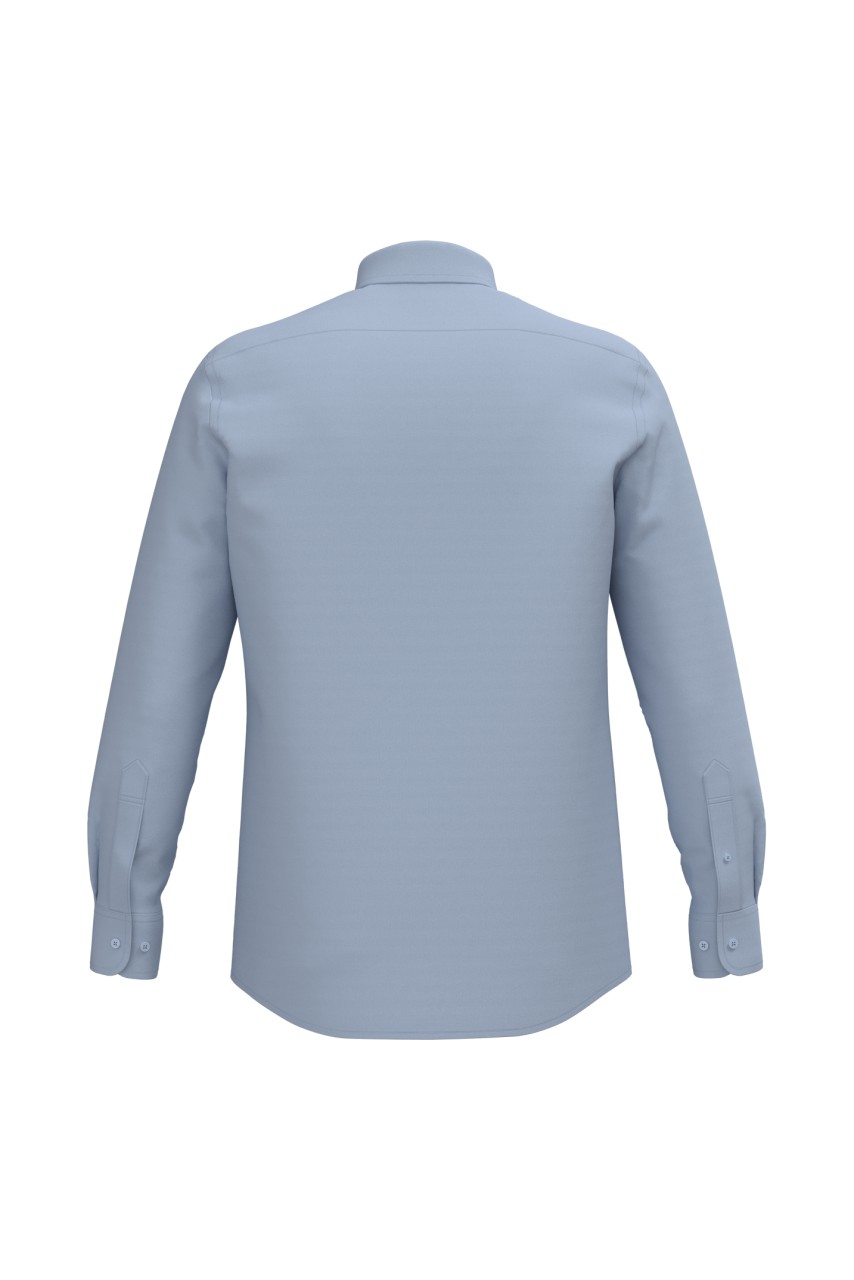 MEN LONG-SLEEVED EASY CARE SHIRT WITHOUT POCKET
