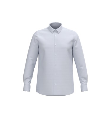 MEN LONG-SLEEVED EASY CARE SHIRT WITHOUT POCKET