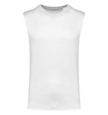 ECO-FRIENDLY MEN SLEEVELESS T-SHIRT