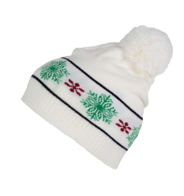BEANIE WITH CHRISTMAS PATTERNS