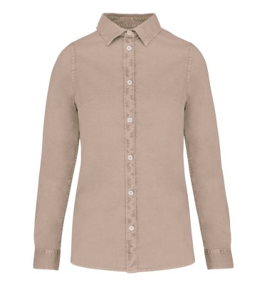 LADIES' WASHED SHIRT