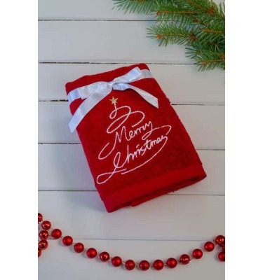 OLIMA CHRISTMAS TOWEL - MERRY CHRISTMAS
