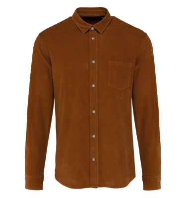 MEN'S LONG-SLEEVED CORDUROY SHIRT