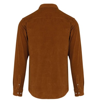 MEN'S LONG-SLEEVED CORDUROY SHIRT