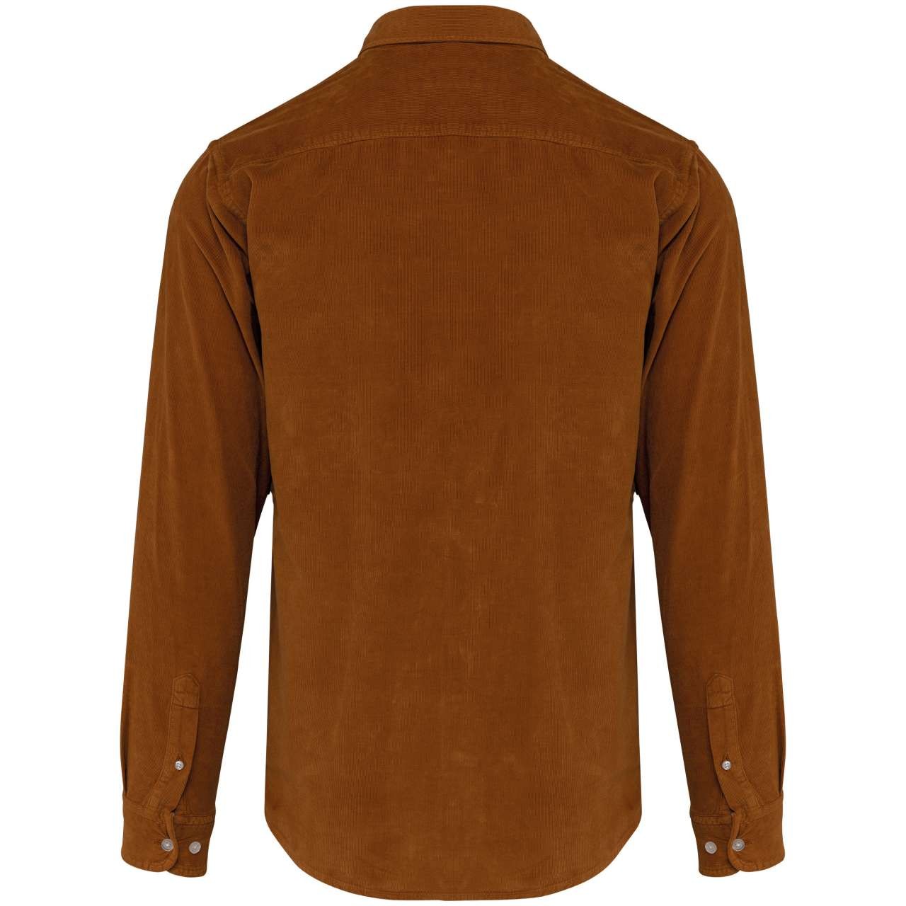 MEN'S LONG-SLEEVED CORDUROY SHIRT