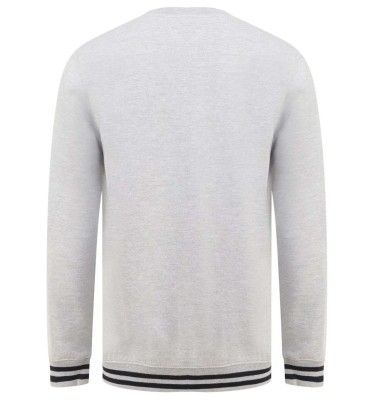 SWEAT WITH STRIPE CUFFS