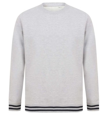 SWEAT WITH STRIPE CUFFS