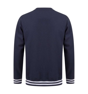SWEAT WITH STRIPE CUFFS