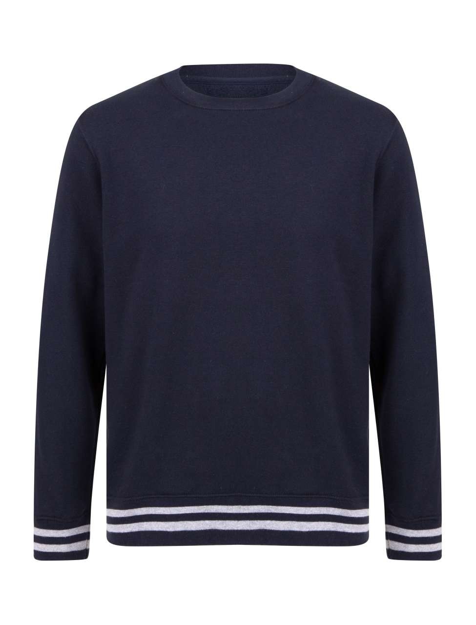 SWEAT WITH STRIPE CUFFS