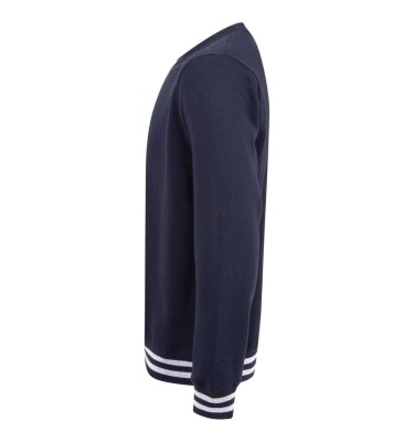 SWEAT WITH STRIPE CUFFS