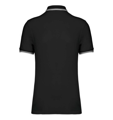 MEN'S SHORT-SLEEVED POLOSHIRT WITH CONTRASTING PIPING