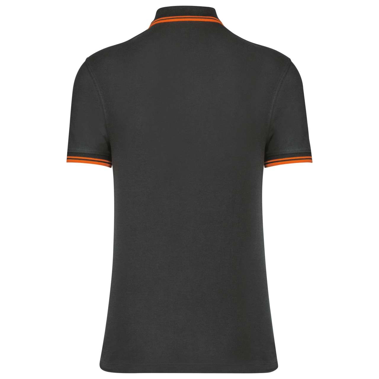 MEN'S SHORT-SLEEVED POLOSHIRT WITH CONTRASTING PIPING