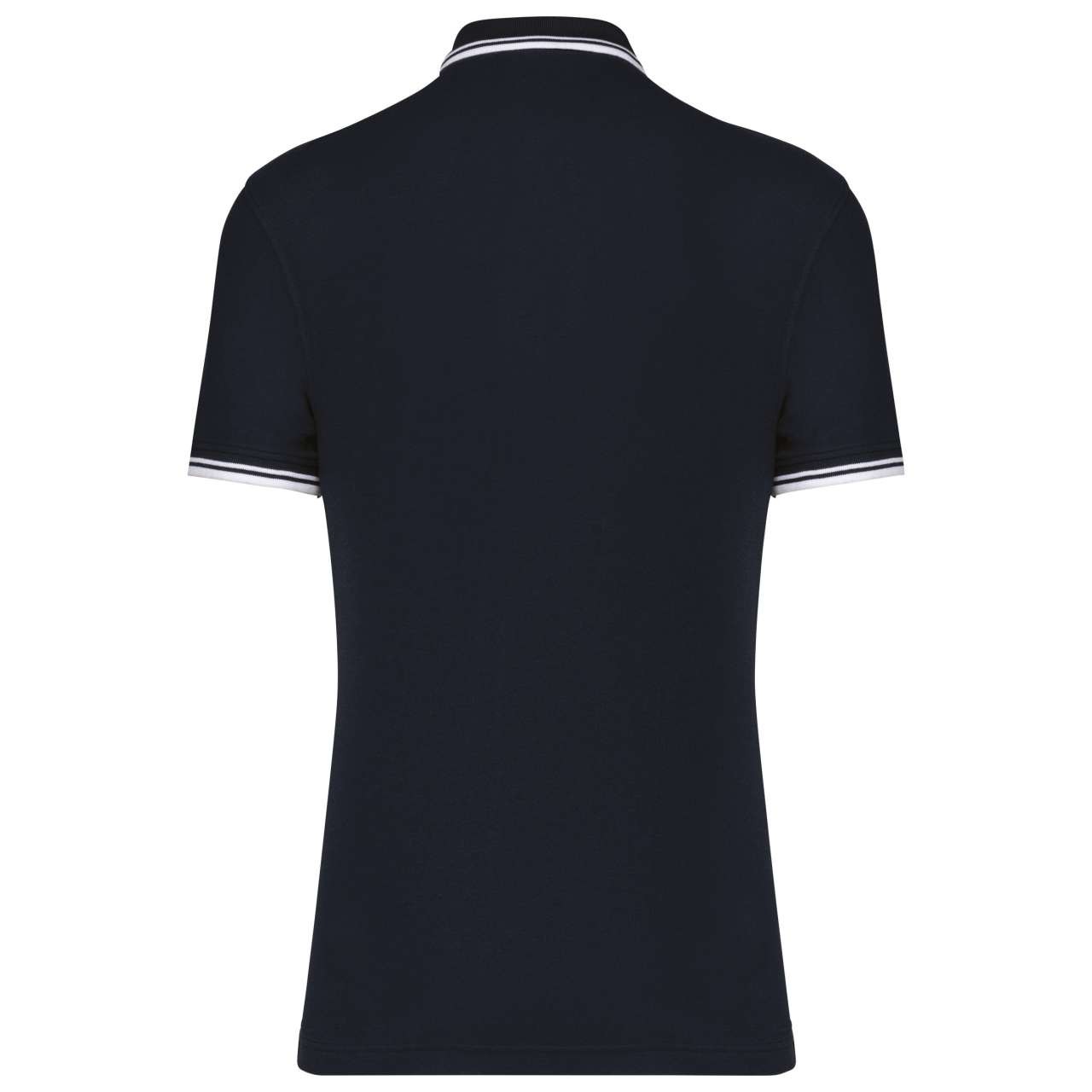 MEN'S SHORT-SLEEVED POLOSHIRT WITH CONTRASTING PIPING