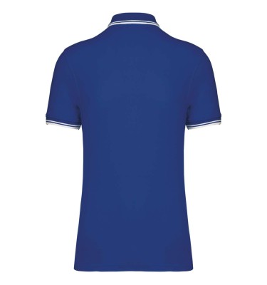 MEN'S SHORT-SLEEVED POLOSHIRT WITH CONTRASTING PIPING
