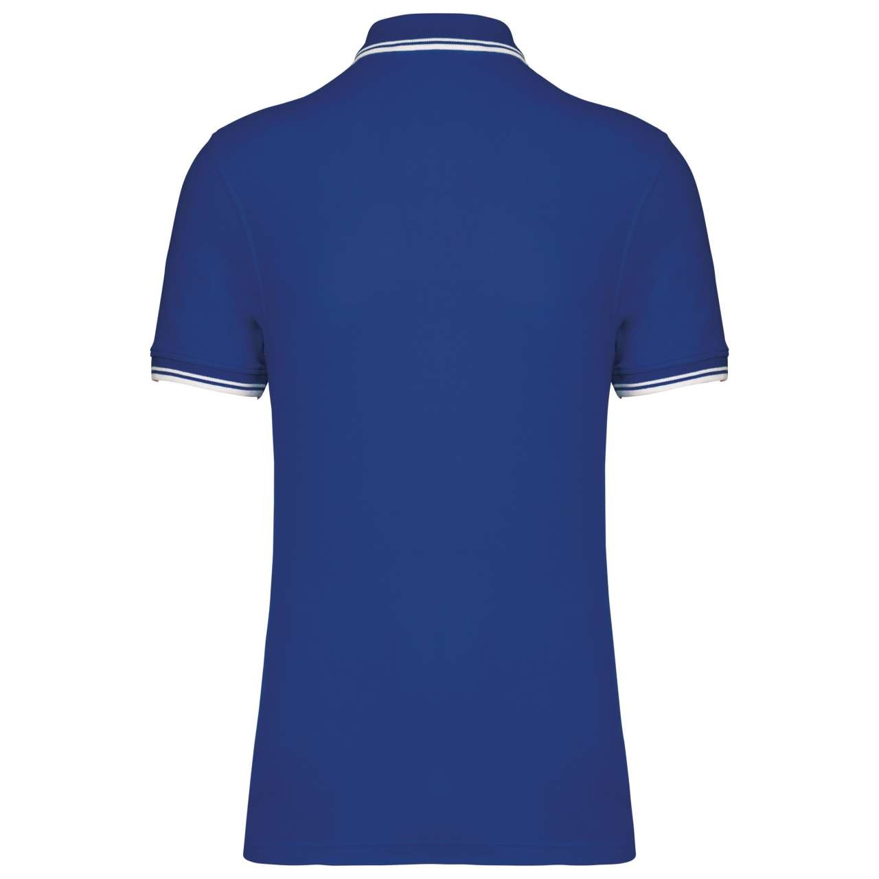 MEN'S SHORT-SLEEVED POLOSHIRT WITH CONTRASTING PIPING