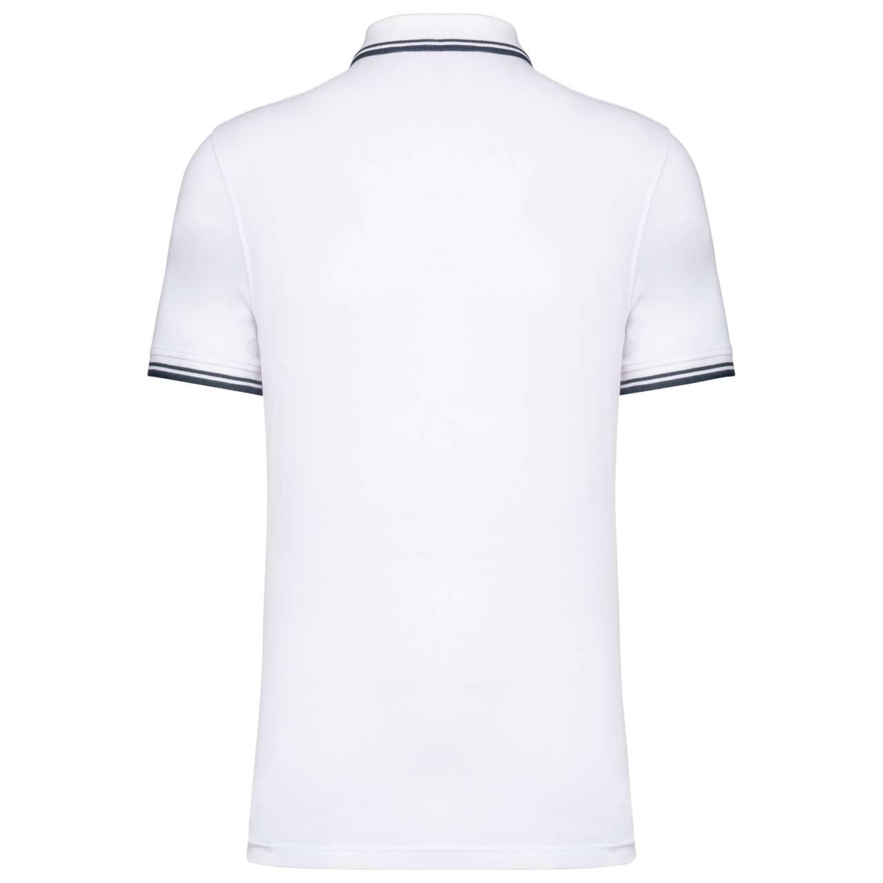 MEN'S SHORT-SLEEVED POLOSHIRT WITH CONTRASTING PIPING