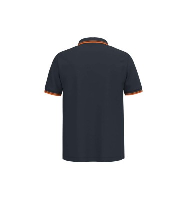 MEN'S SHORT-SLEEVED POLOSHIRT WITH CONTRASTING PIPING