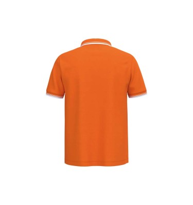 MEN'S SHORT-SLEEVED POLOSHIRT WITH CONTRASTING PIPING