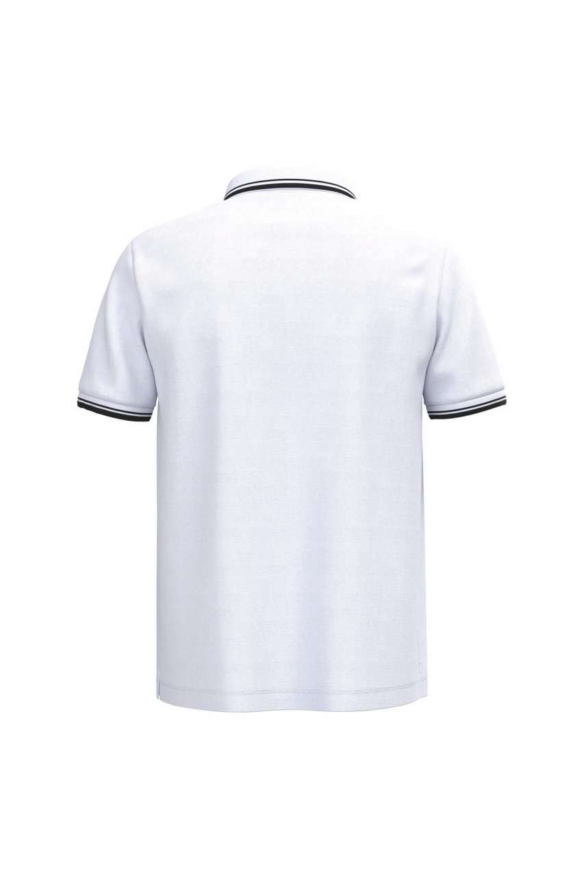 MEN'S SHORT-SLEEVED POLOSHIRT WITH CONTRASTING PIPING