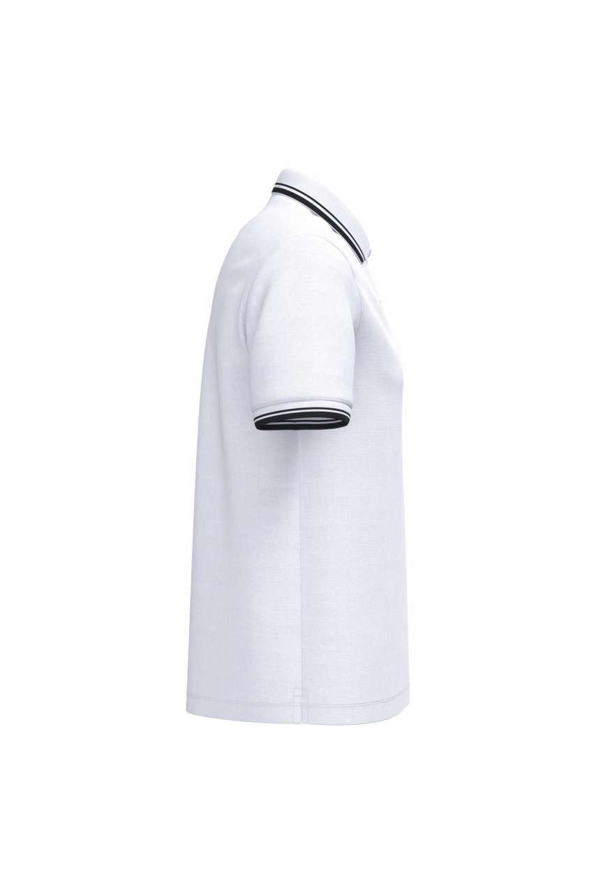 MEN'S SHORT-SLEEVED POLOSHIRT WITH CONTRASTING PIPING