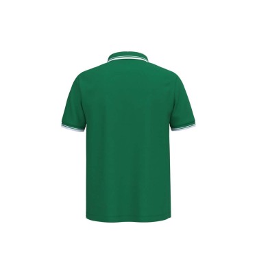 MEN'S SHORT-SLEEVED POLOSHIRT WITH CONTRASTING PIPING