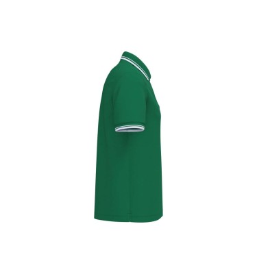 MEN'S SHORT-SLEEVED POLOSHIRT WITH CONTRASTING PIPING