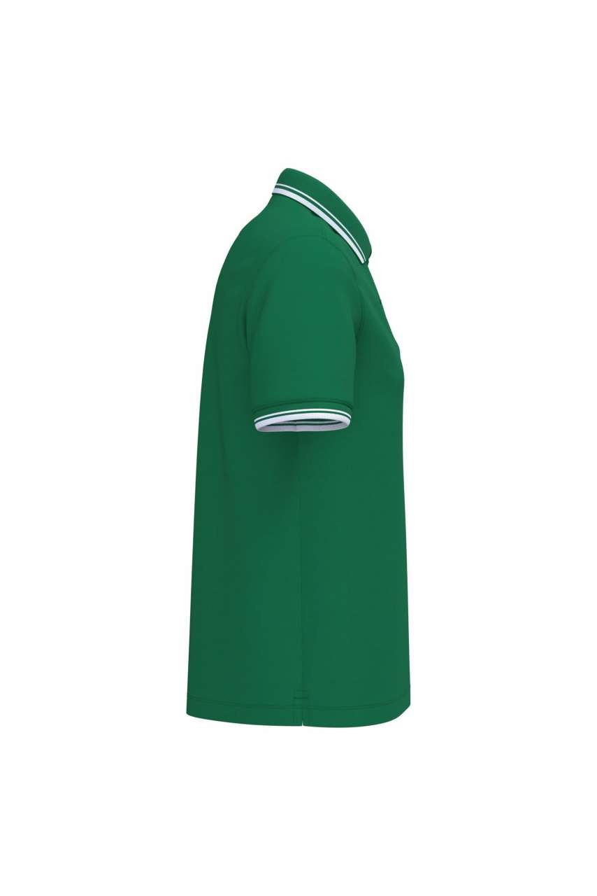 MEN'S SHORT-SLEEVED POLOSHIRT WITH CONTRASTING PIPING