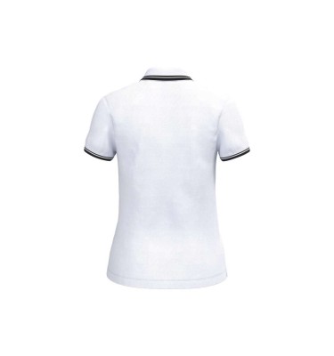LADIE'S SHORT-SLEEVED POLOSHIRT WITH CONTRASTING PIPING