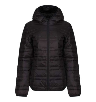 WOMENS HOODED PACKAWAY FIREDOWN JACKET