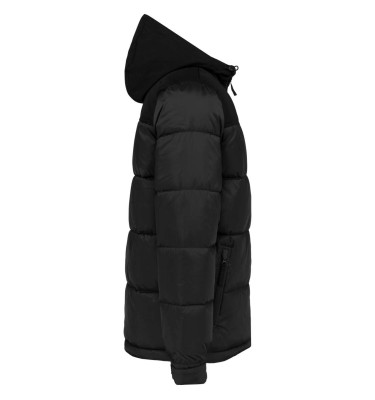 UNISEX BI-TONE PADDED JACKET WITH HOOD