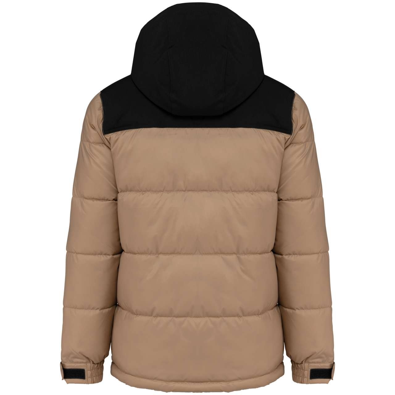 UNISEX BI-TONE PADDED JACKET WITH HOOD