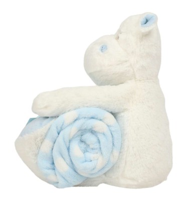 HIPPO WITH BLANKET