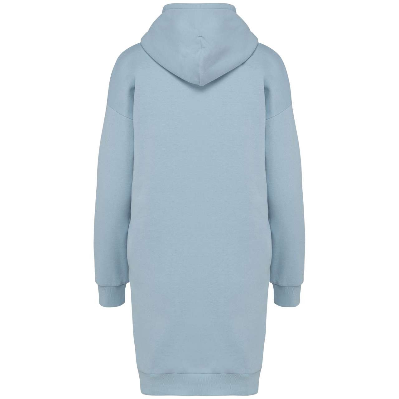 LADIES' ECO-FRIENDLY HOODED SWEATSHIRT DRESS