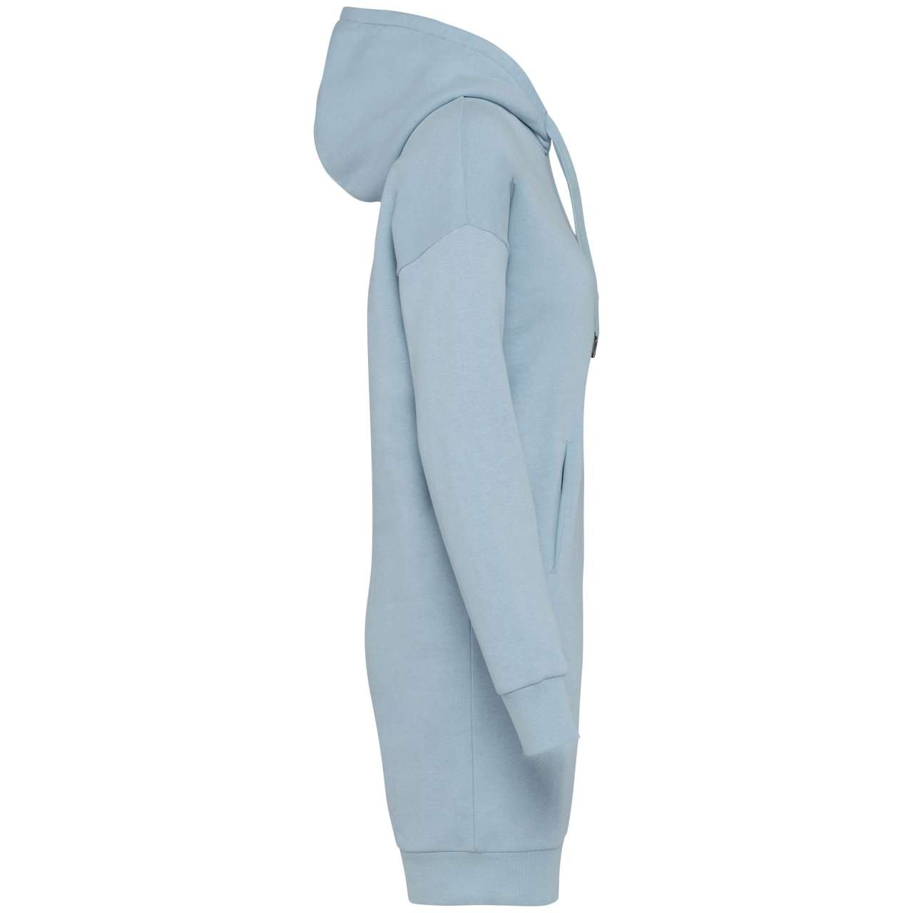 LADIES' ECO-FRIENDLY HOODED SWEATSHIRT DRESS