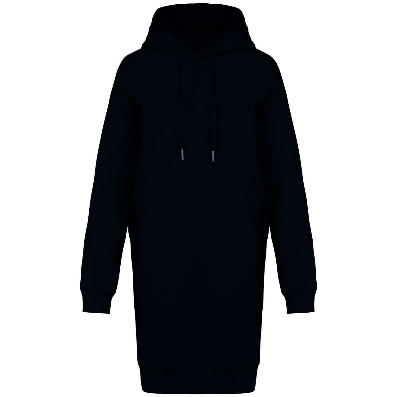 LADIES' ECO-FRIENDLY HOODED SWEATSHIRT DRESS