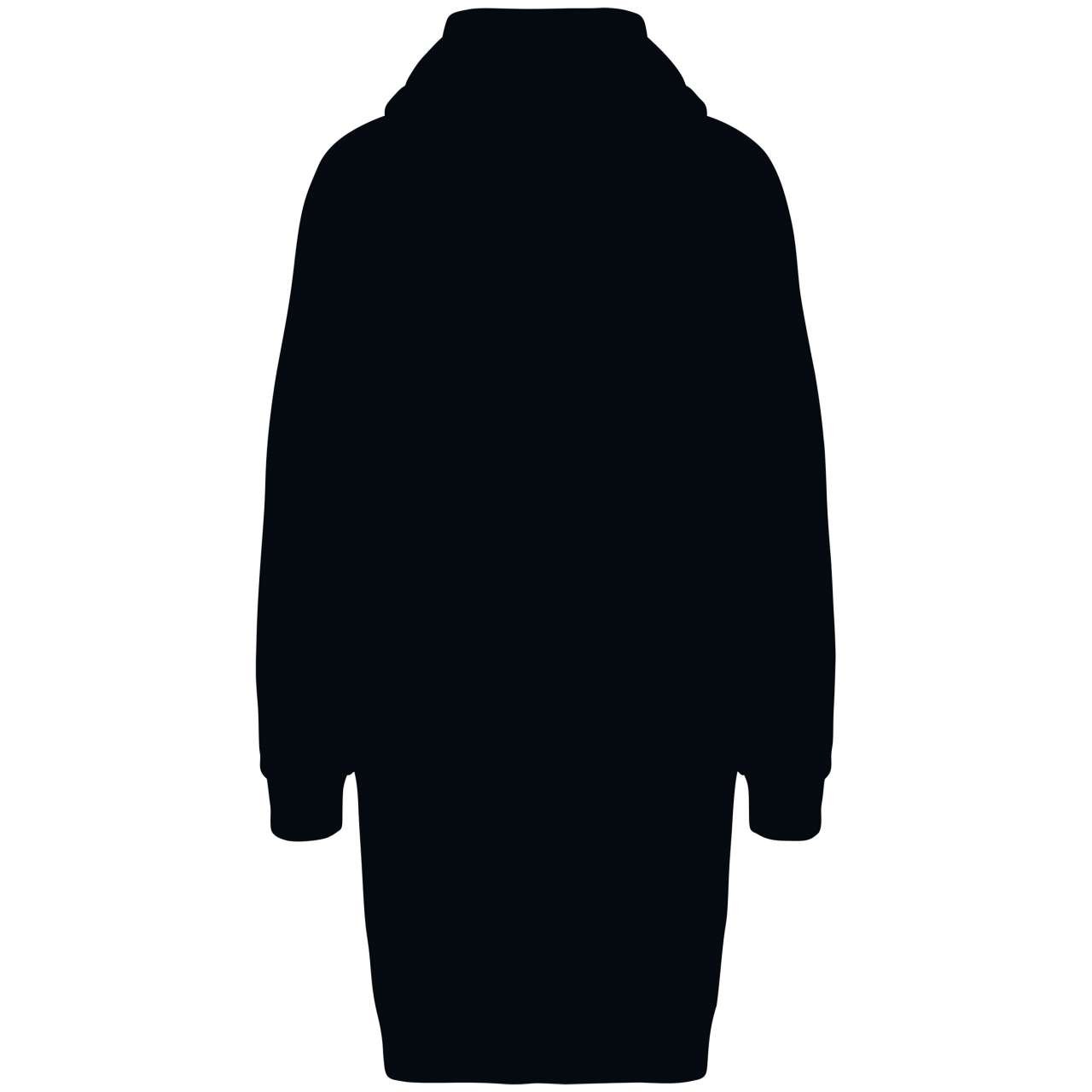 LADIES' ECO-FRIENDLY HOODED SWEATSHIRT DRESS