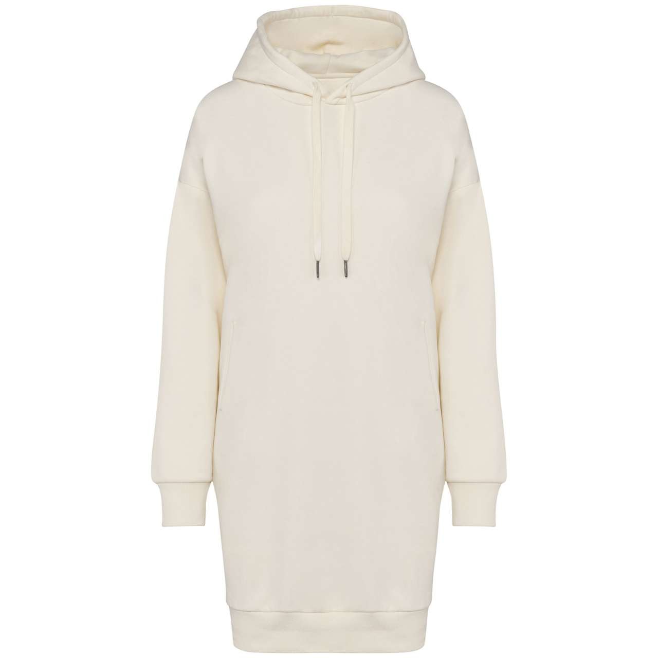 LADIES' ECO-FRIENDLY HOODED SWEATSHIRT DRESS