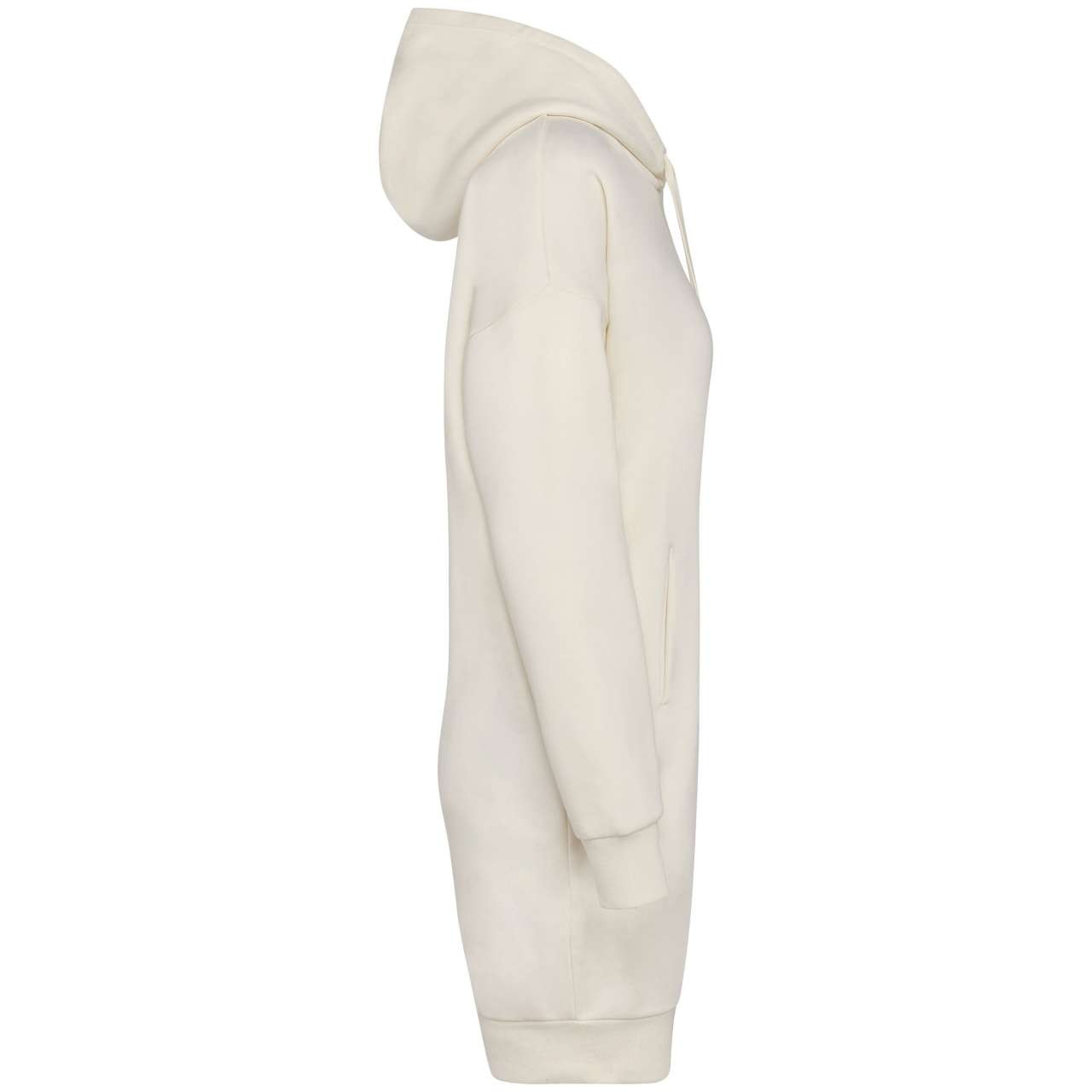 LADIES' ECO-FRIENDLY HOODED SWEATSHIRT DRESS