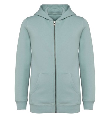 ECO-FRIENDLY KIDS’ FULL ZIP HOODED SWEATSHIRT
