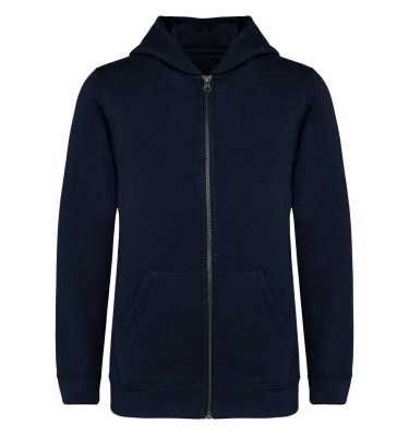 ECO-FRIENDLY KIDS’ FULL ZIP HOODED SWEATSHIRT